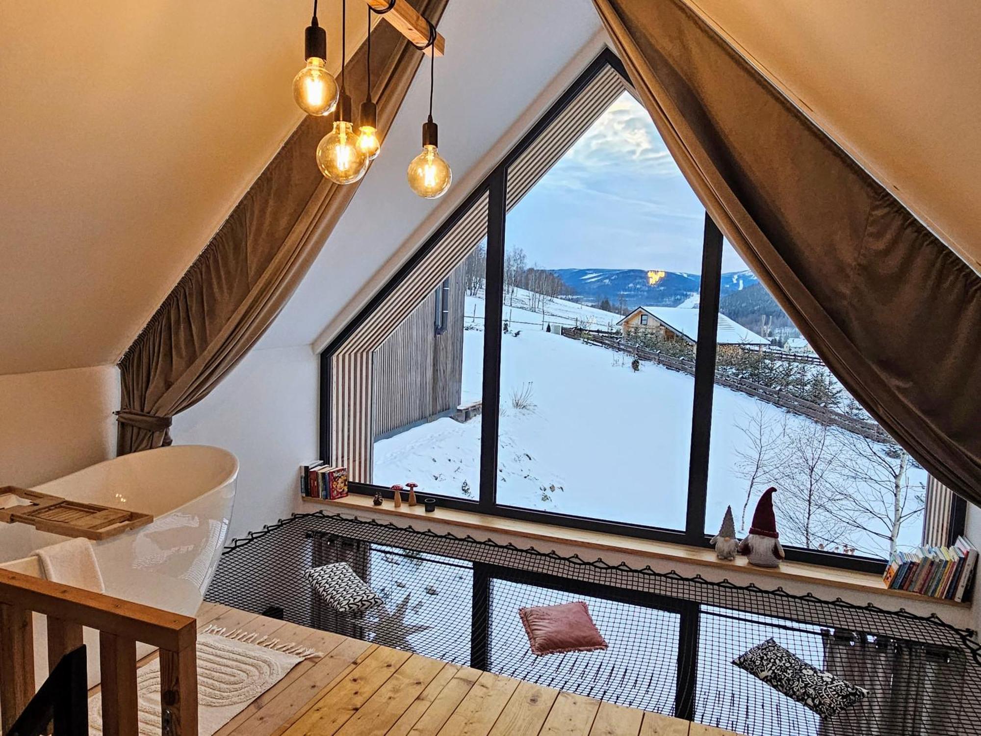 Domki Pod Lasem - Domek Brzozowy Stronie Śląskie Exteriér fotografie
